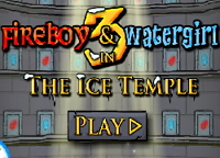 Огонь и Вода 3 - Ледяной Храм играть онлайн на сайте